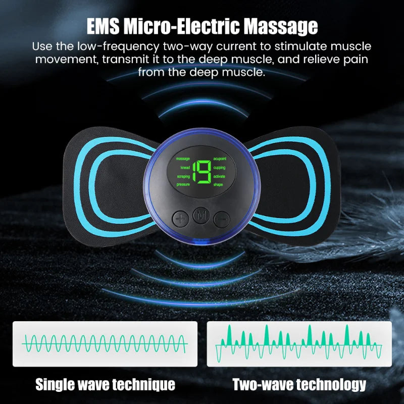 Tens Fisioterapia Foot Massager Mat Massageador Pes Muscular Electric EMS Health Care Relaxation Terapia Fisica Massage Salud